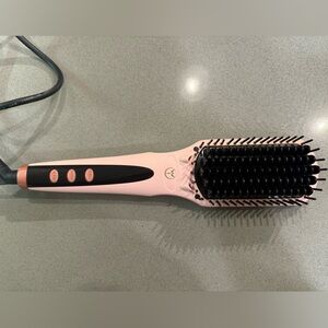 Lange Pink Hair Straightening Brush